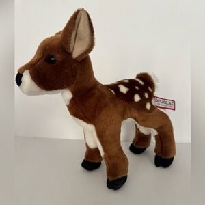 NWOT Speckled Baby Fawn Douglas Plush Deer Reindeer Stuffed Animal 24 months +up